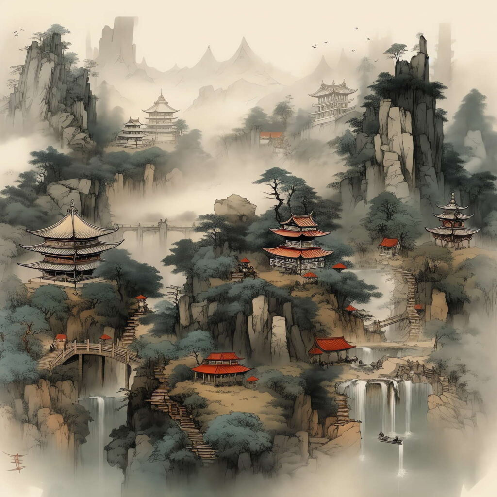 图片[32]-全球设计案例智能库_OJBKAI.COM中国古建草图Midjourney灵感图库-名师联智库－全球设计案例智能库名师联素材平台-全球设计案例智能库_OJBKAI.COM设计智库