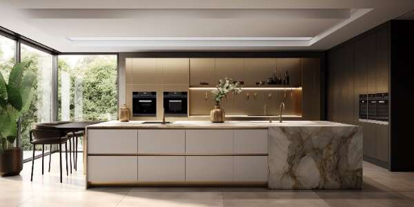 现代风格厨房05_Midjourney灵感图库329P-全球设计案例智能库_OJBKAI.COM设计智库