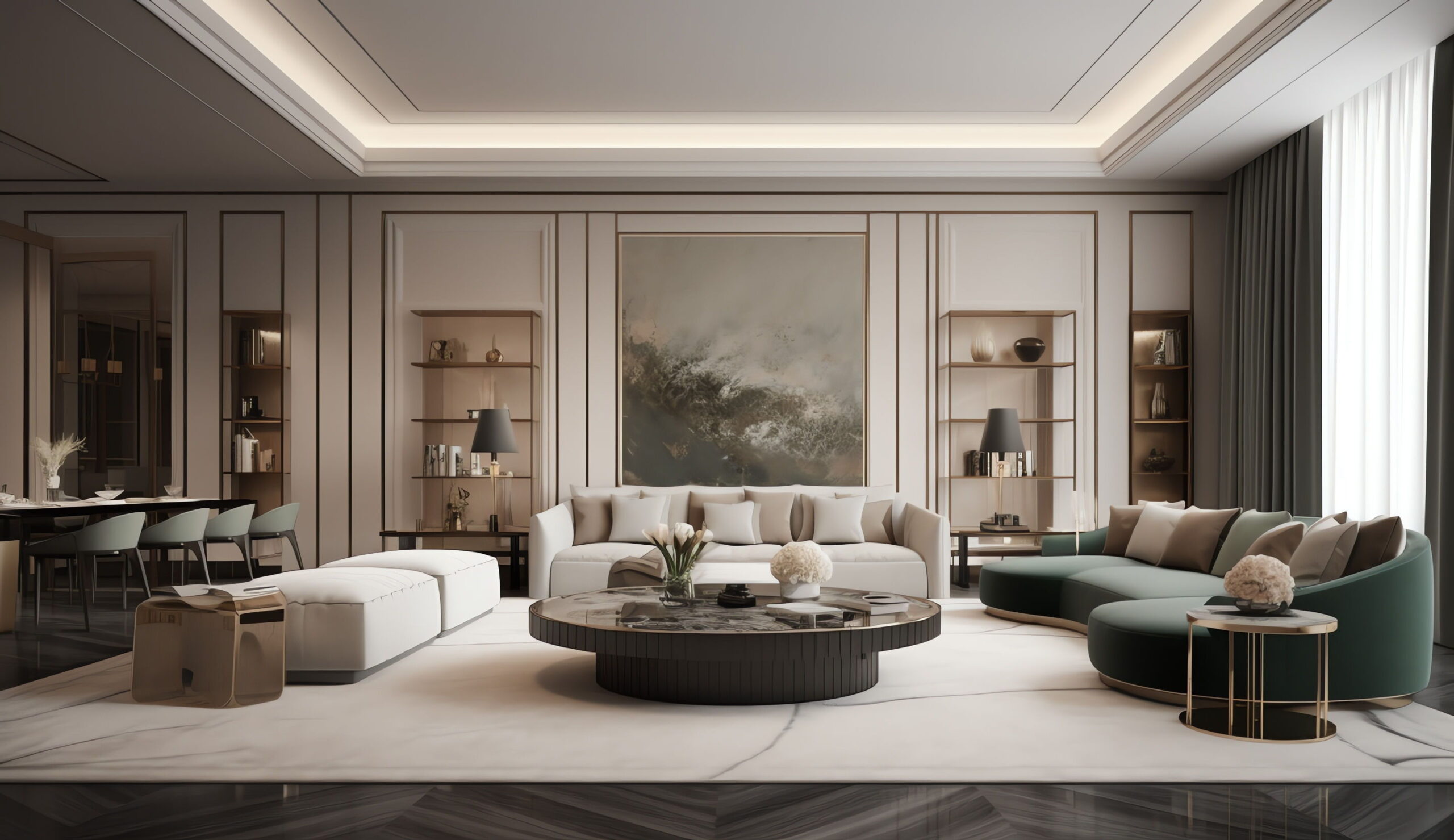 图片[30]-全球设计案例智能库_OJBKAI.COM轻奢风客餐厅_Midjourney灵感图库-全球设计案例智能库_OJBKAI.COM设计智库