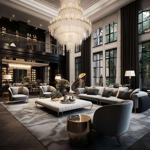 图片[76]-全球设计案例智能库_OJBKAI.COM现代前卫时尚挑高客厅Midjourney灵感图库-_设计智库－全球设计案例智能库_OJBKAI.COM-全球设计案例智能库_OJBKAI.COM设计智库