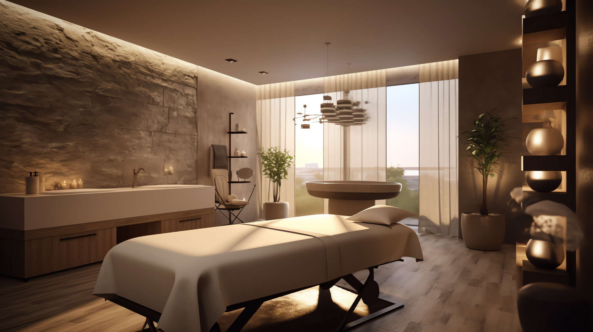 水疗中心spa_Midjourney灵感图库-_设计智库－全球设计案例智能库_OJBKAI.COM-全球设计案例智能库_OJBKAI.COM设计智库