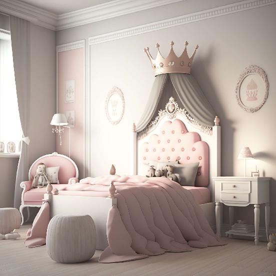 色彩童趣女孩房2_Midjourney灵感图库-设计智库－全球设计案例智能库_OJBKAI.COM-全球设计案例智能库_OJBKAI.COM设计智库