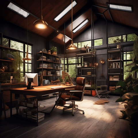 图片[33]-全球设计案例智能库_OJBKAI.COM工业风格书房Midjourney灵感图库-_设计智库－全球设计案例智能库_OJBKAI.COM-全球设计案例智能库_OJBKAI.COM设计智库