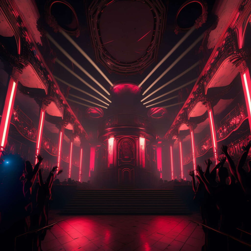 图片[23]-全球设计案例智能库_OJBKAI.COM赛博朋克风霓虹灯设计夜总会Midjourney灵感图库-_设计智库－全球设计案例智能库_OJBKAI.COM-全球设计案例智能库_OJBKAI.COM设计智库