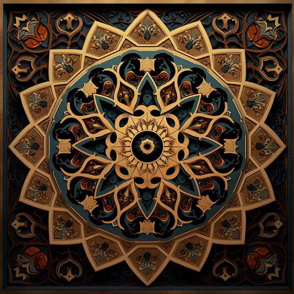 图片[22]-全球设计案例智能库_OJBKAI.COM复古圆形地毯Midjourney灵感图库-_设计智库－全球设计案例智能库_OJBKAI.COM-全球设计案例智能库_OJBKAI.COM设计智库