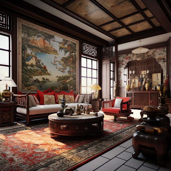 图片[49]-全球设计案例智能库_OJBKAI.COM别墅中式客厅Midjourney灵感图库-_设计智库－全球设计案例智能库_OJBKAI.COM-全球设计案例智能库_OJBKAI.COM设计智库