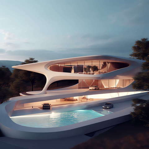 图片[28]-全球设计案例智能库_OJBKAI.COM别墅建筑外观未来科技感Midjourney灵感图库-_设计智库－全球设计案例智能库_OJBKAI.COM-全球设计案例智能库_OJBKAI.COM设计智库