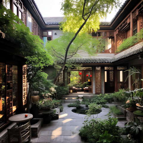 图片[28]-全球设计案例智能库_OJBKAI.COM新中式庭院景观Midjourney灵感图库-_设计智库－全球设计案例智能库_OJBKAI.COM-全球设计案例智能库_OJBKAI.COM设计智库