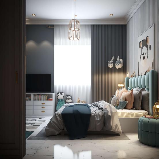 图片[3]-全球设计案例智能库_OJBKAI.COM色彩童趣女孩房2_Midjourney灵感图库-设计智库－全球设计案例智能库_OJBKAI.COM-全球设计案例智能库_OJBKAI.COM设计智库