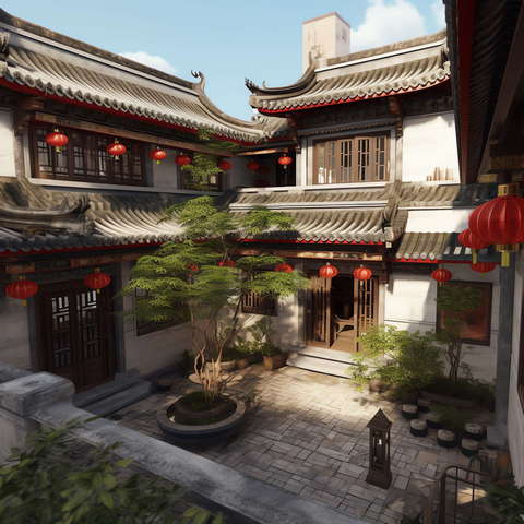 图片[12]-全球设计案例智能库_OJBKAI.COM中式四合院Midjourney灵感图库-_设计智库－全球设计案例智能库_OJBKAI.COM-全球设计案例智能库_OJBKAI.COM设计智库
