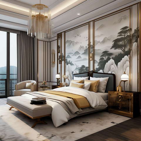 图片[23]-全球设计案例智能库_OJBKAI.COM新中式卧室Midjourney灵感图库-_设计智库－全球设计案例智能库_OJBKAI.COM-全球设计案例智能库_OJBKAI.COM设计智库