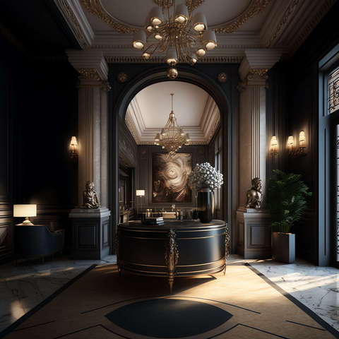 图片[6]-全球设计案例智能库_OJBKAI.COM新古典家装玄关1_Midjourney灵感图库-设计智库－全球设计案例智能库_OJBKAI.COM-全球设计案例智能库_OJBKAI.COM设计智库