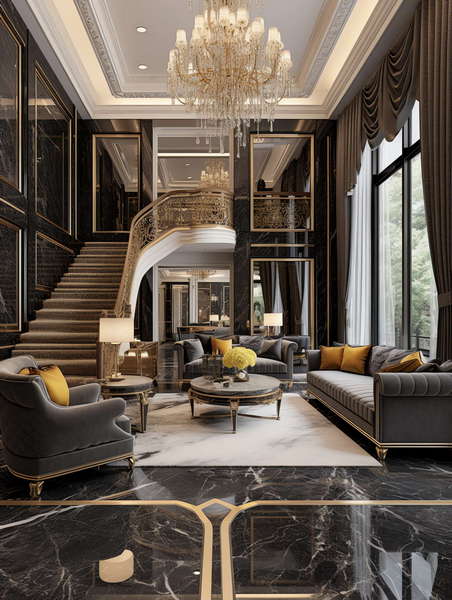 图片[12]-全球设计案例智能库_OJBKAI.COM别墅庄园新古典楼梯Midjourney灵感图库-_设计智库－全球设计案例智能库_OJBKAI.COM-全球设计案例智能库_OJBKAI.COM设计智库