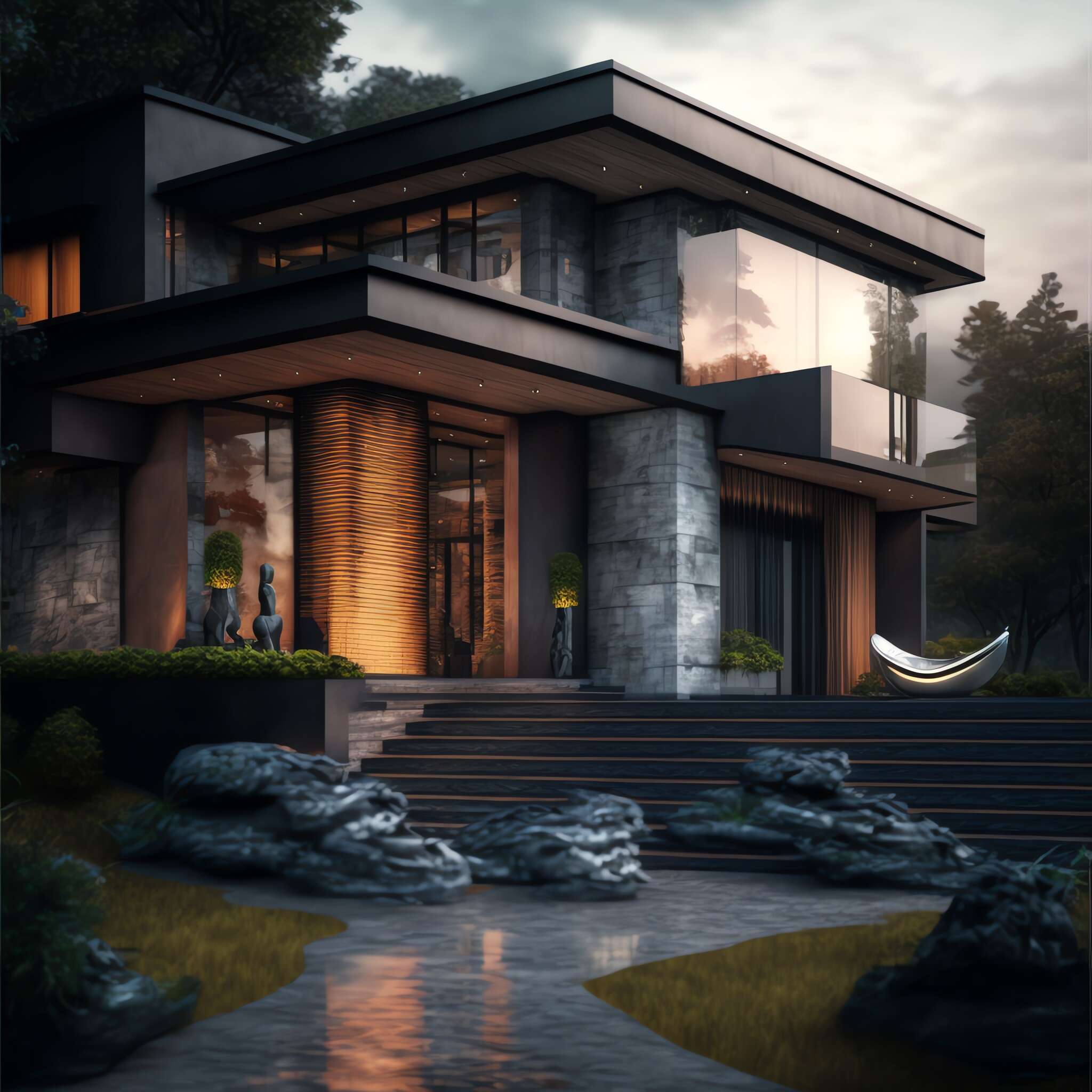 图片[16]-全球设计案例智能库_OJBKAI.COM现代别墅外观Midjourney灵感图库-_设计智库－全球设计案例智能库_OJBKAI.COM-全球设计案例智能库_OJBKAI.COM设计智库