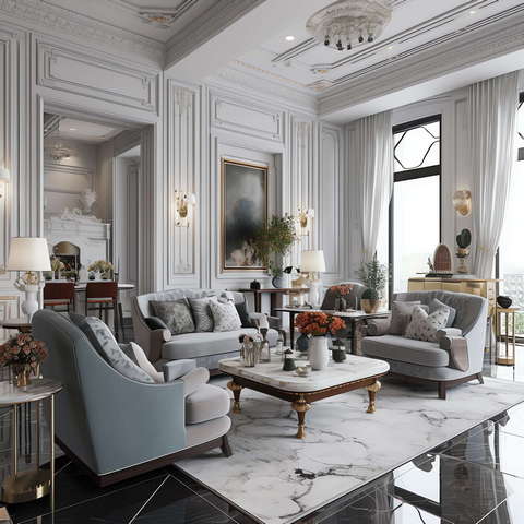 图片[6]-全球设计案例智能库_OJBKAI.COM新古典欧式客厅Midjourney灵感图库-_设计智库－全球设计案例智能库_OJBKAI.COM-全球设计案例智能库_OJBKAI.COM设计智库