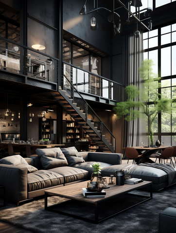 图片[17]-全球设计案例智能库_OJBKAI.COM工业风格客厅Midjourney灵感图库-_设计智库－全球设计案例智能库_OJBKAI.COM-全球设计案例智能库_OJBKAI.COM设计智库