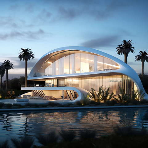 图片[23]-全球设计案例智能库_OJBKAI.COM别墅建筑外观未来科技感Midjourney灵感图库-_设计智库－全球设计案例智能库_OJBKAI.COM-全球设计案例智能库_OJBKAI.COM设计智库