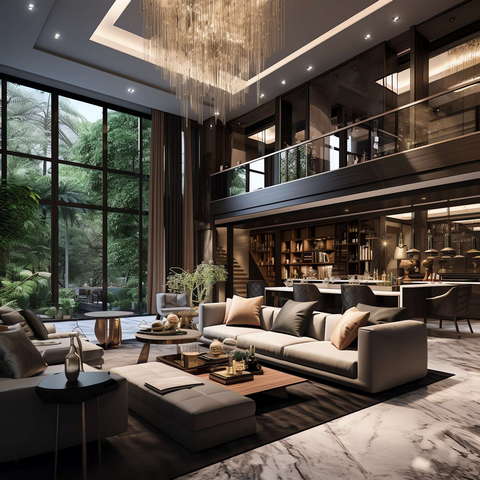 图片[47]-全球设计案例智能库_OJBKAI.COM现代挑高客厅_Midjourney灵感图库673p-全球设计案例智能库_OJBKAI.COM设计智库