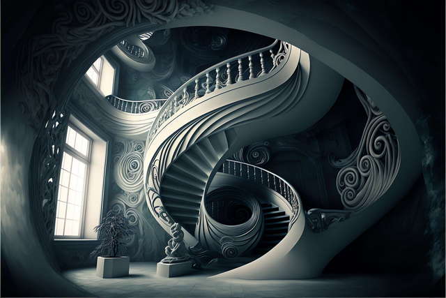 图片[31]-全球设计案例智能库_OJBKAI.COM复古旋转楼梯4_Midjourney灵感图库-设计智库－全球设计案例智能库_OJBKAI.COM-全球设计案例智能库_OJBKAI.COM设计智库