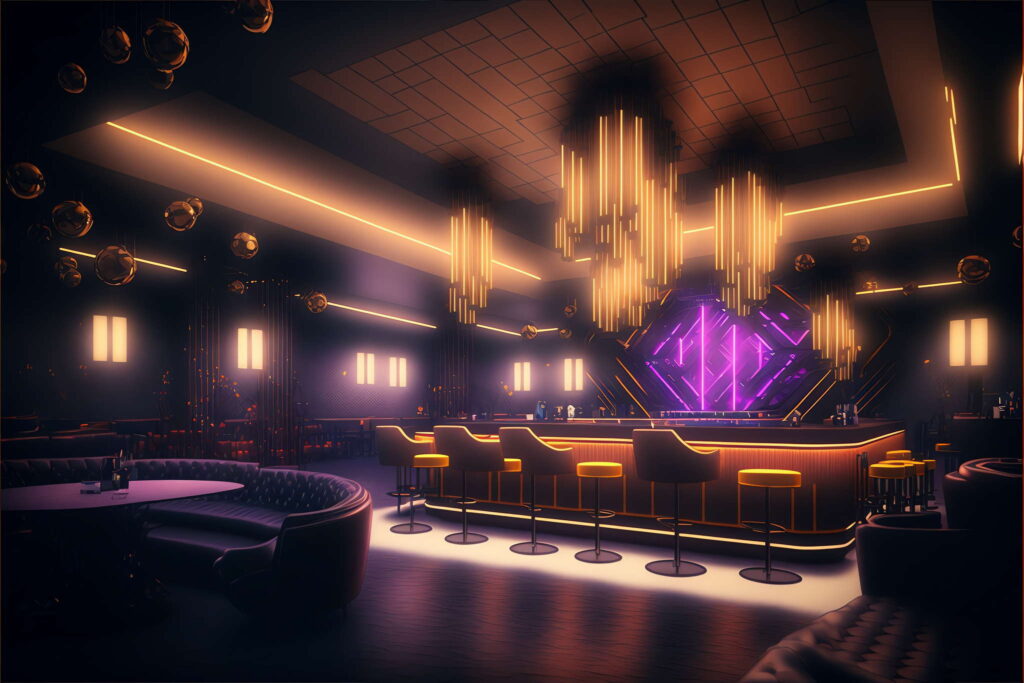图片[34]-全球设计案例智能库_OJBKAI.COM赛博朋克风霓虹灯设计酒吧_Midjourney灵感图库-_设计智库－全球设计案例智能库_OJBKAI.COM-全球设计案例智能库_OJBKAI.COM设计智库