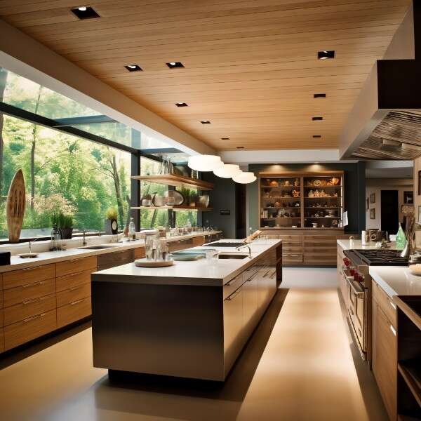 图片[106]-全球设计案例智能库_OJBKAI.COM原木开放厨房中岛吧台_Midjourney灵感图库220P-全球设计案例智能库_OJBKAI.COM设计智库