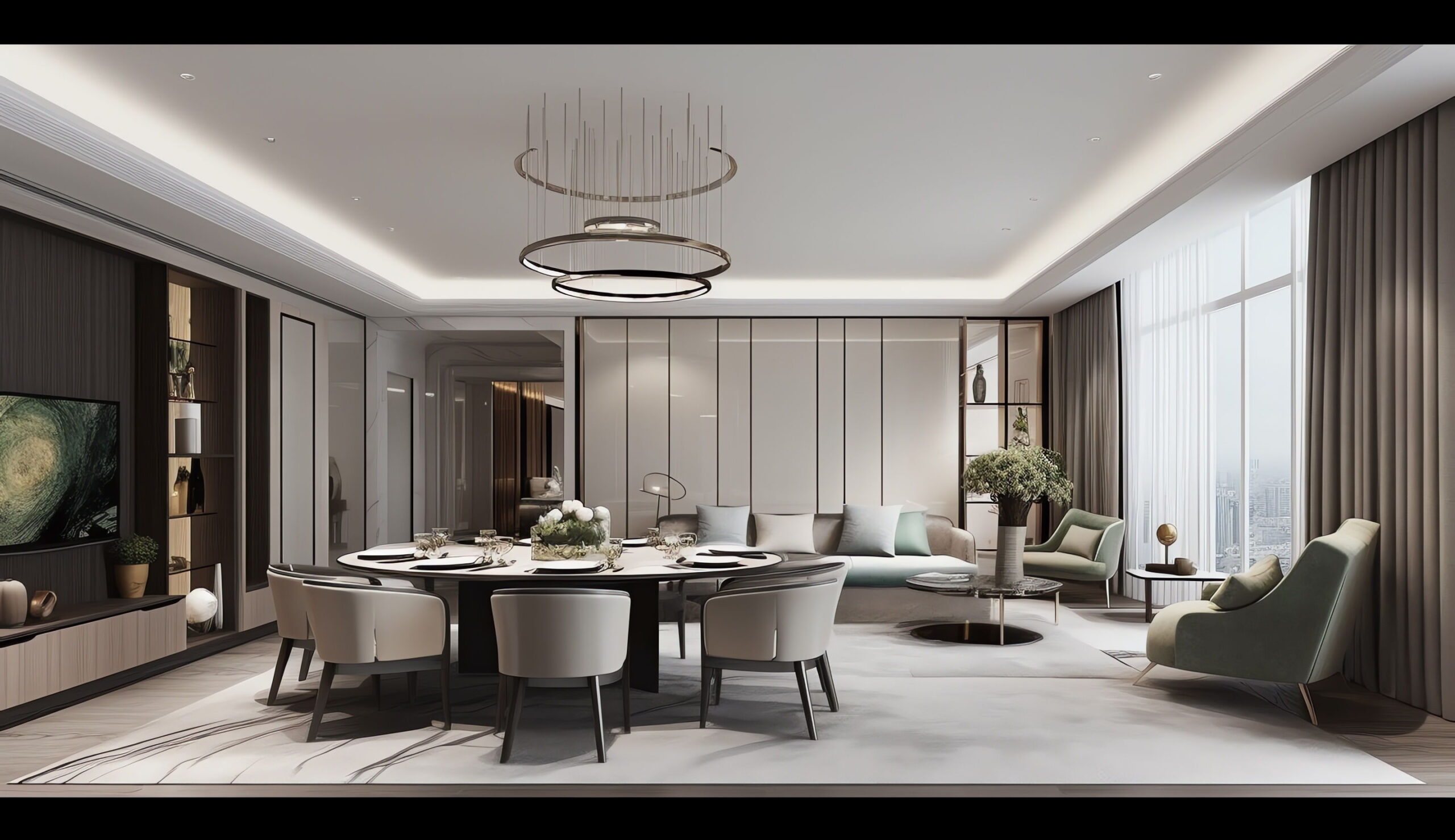 图片[5]-全球设计案例智能库_OJBKAI.COM轻奢风客餐厅_Midjourney灵感图库-全球设计案例智能库_OJBKAI.COM设计智库