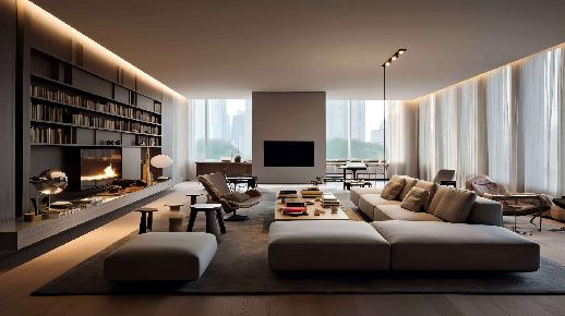 大平层Midjourney灵感图库-_设计智库－全球设计案例智能库_OJBKAI.COM-全球设计案例智能库_OJBKAI.COM设计智库