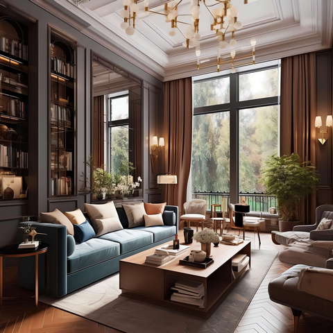 图片[5]-全球设计案例智能库_OJBKAI.COM美式风格客厅Midjourney灵感图库-_设计智库－全球设计案例智能库_OJBKAI.COM-全球设计案例智能库_OJBKAI.COM设计智库