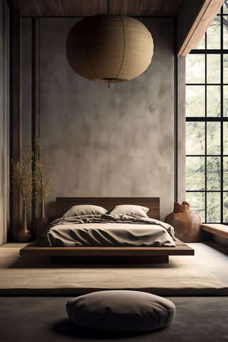 图片[5]-全球设计案例智能库_OJBKAI.COM侘寂风格卧室_Midjourney灵感图库-_设计智库－全球设计案例智能库_OJBKAI.COM-全球设计案例智能库_OJBKAI.COM设计智库