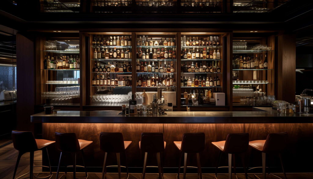 图片[5]-全球设计案例智能库_OJBKAI.COM色彩前卫艺术酒吧吧台区Midjourney灵感图库-_设计智库－全球设计案例智能库_OJBKAI.COM-全球设计案例智能库_OJBKAI.COM设计智库