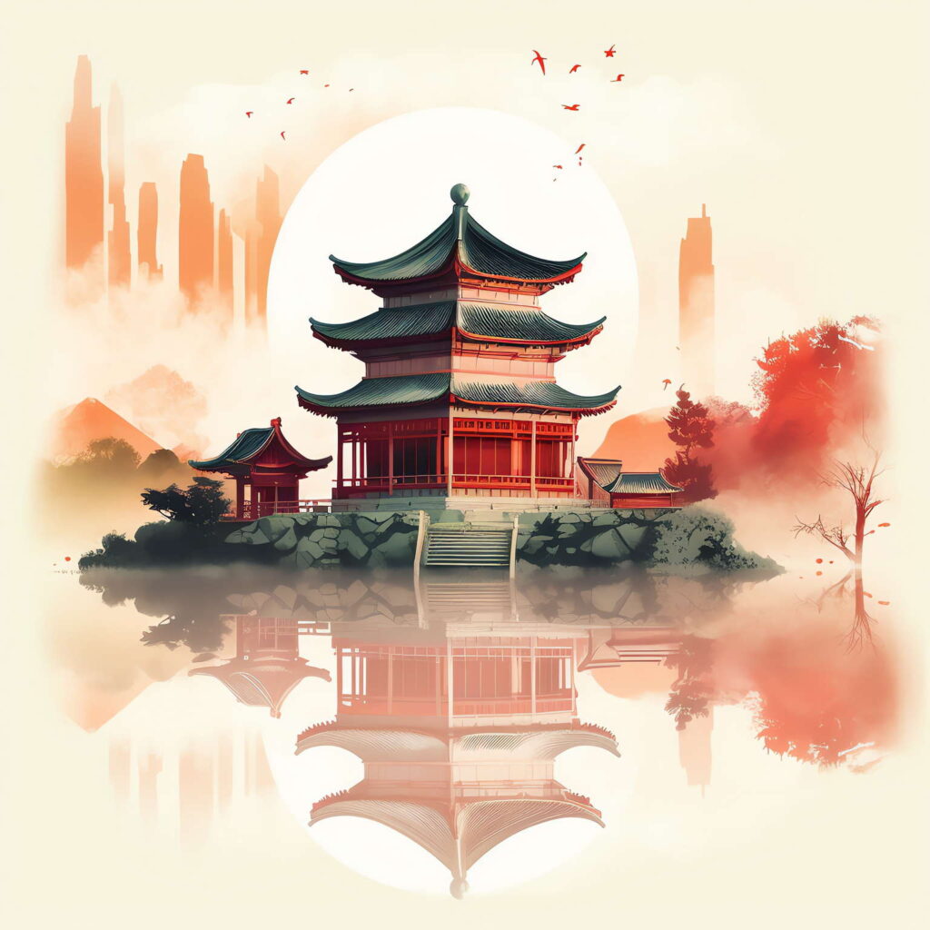 图片[21]-全球设计案例智能库_OJBKAI.COM中国古建草图Midjourney灵感图库-名师联智库－全球设计案例智能库名师联素材平台-全球设计案例智能库_OJBKAI.COM设计智库