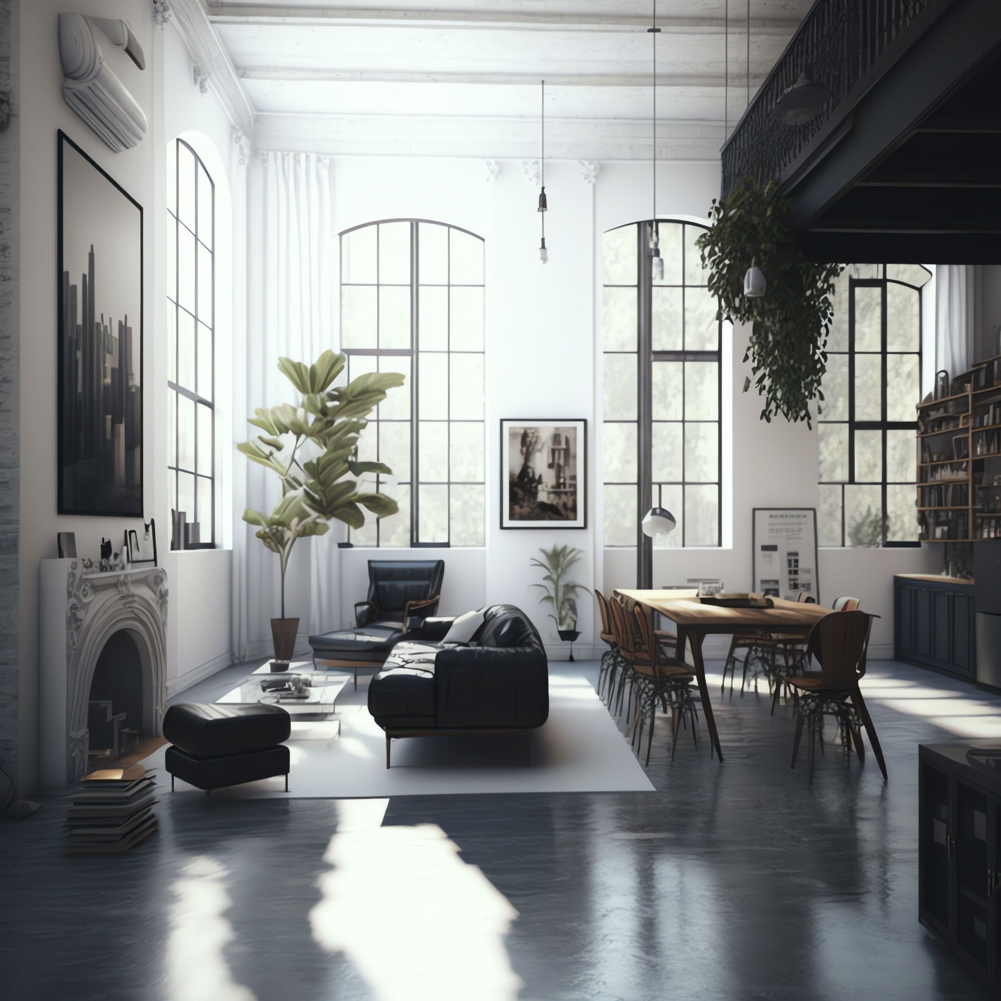 图片[2]-全球设计案例智能库_OJBKAI.COM工业风Loft户型住宅_Midjourney灵感图库-_设计智库－全球设计案例智能库_OJBKAI.COM-全球设计案例智能库_OJBKAI.COM设计智库