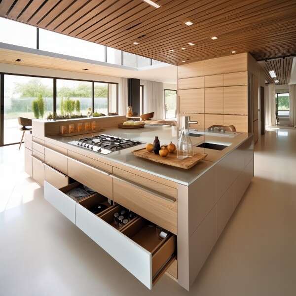 图片[160]-全球设计案例智能库_OJBKAI.COM原木开放厨房中岛吧台_Midjourney灵感图库220P-全球设计案例智能库_OJBKAI.COM设计智库