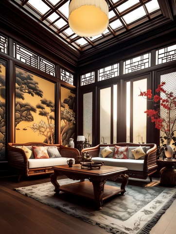 图片[31]-全球设计案例智能库_OJBKAI.COM古典中式客厅Midjourney灵感图库-_设计智库－全球设计案例智能库_OJBKAI.COM-全球设计案例智能库_OJBKAI.COM设计智库