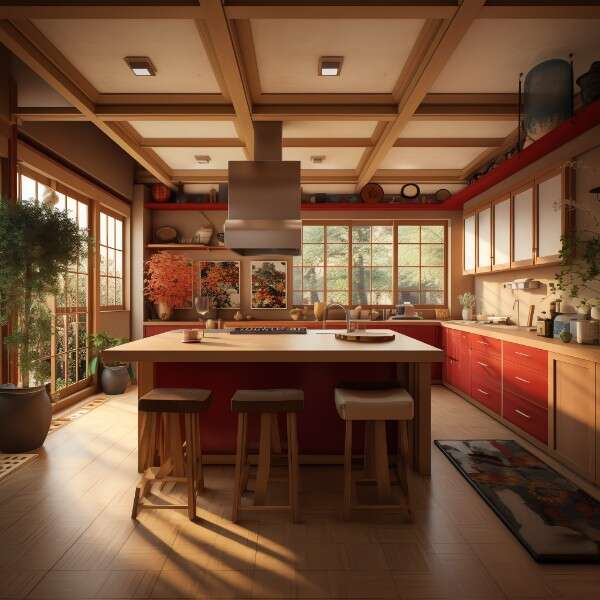 图片[142]-全球设计案例智能库_OJBKAI.COM原木开放厨房中岛吧台_Midjourney灵感图库220P-全球设计案例智能库_OJBKAI.COM设计智库