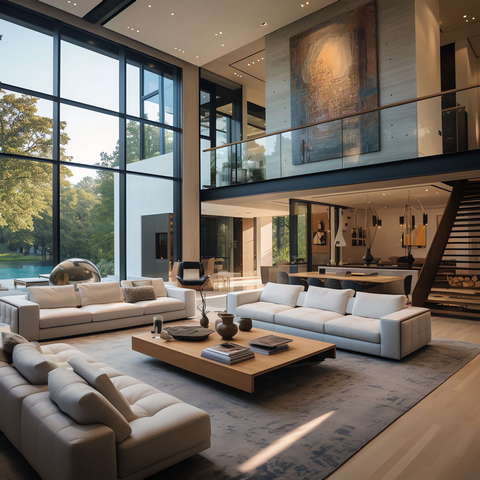 图片[38]-全球设计案例智能库_OJBKAI.COM现代挑高客厅_Midjourney灵感图库673p-全球设计案例智能库_OJBKAI.COM设计智库