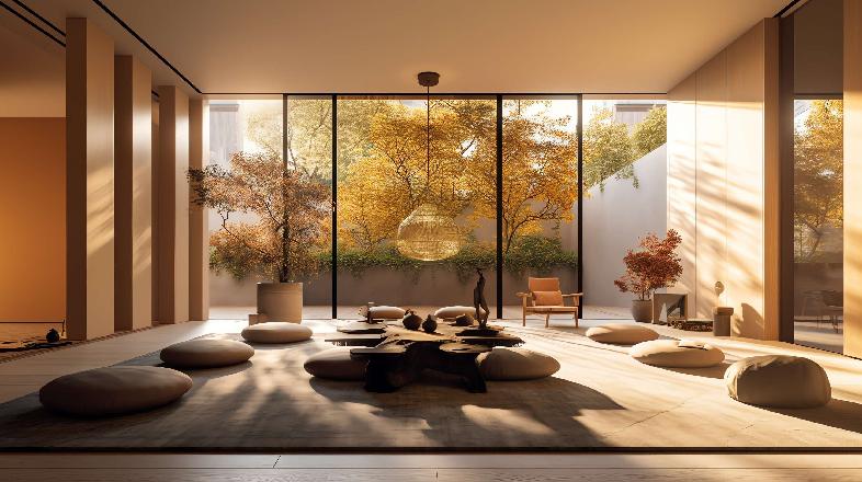 图片[135]-全球设计案例智能库_OJBKAI.COM侘寂风客厅住宅Midjourney灵感图库-_设计智库－全球设计案例智能库_OJBKAI.COM-全球设计案例智能库_OJBKAI.COM设计智库