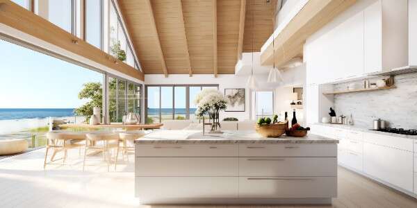 现代风格厨房_Midjourney灵感图库49P-全球设计案例智能库_OJBKAI.COM设计智库