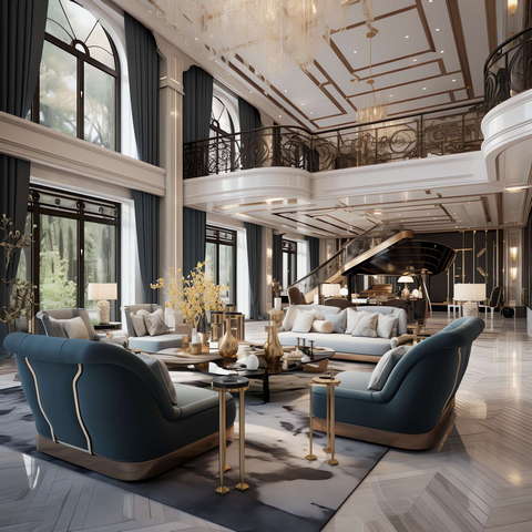 图片[28]-全球设计案例智能库_OJBKAI.COM现代前卫时尚挑高客厅Midjourney灵感图库-_设计智库－全球设计案例智能库_OJBKAI.COM-全球设计案例智能库_OJBKAI.COM设计智库