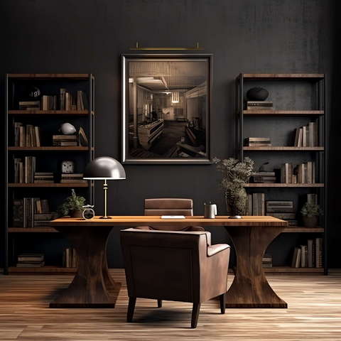 图片[54]-全球设计案例智能库_OJBKAI.COM工业风格书房Midjourney灵感图库-_设计智库－全球设计案例智能库_OJBKAI.COM-全球设计案例智能库_OJBKAI.COM设计智库