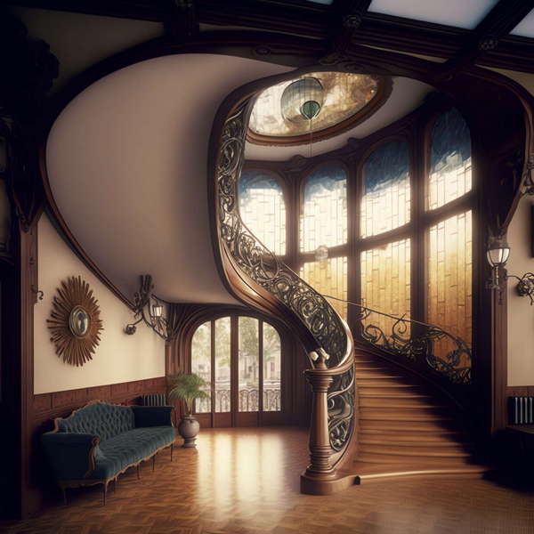 图片[21]-全球设计案例智能库_OJBKAI.COM复古旋转楼梯4_Midjourney灵感图库-设计智库－全球设计案例智能库_OJBKAI.COM-全球设计案例智能库_OJBKAI.COM设计智库