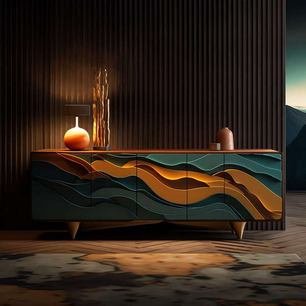 现代餐边柜Midjourney灵感图库-_设计智库－全球设计案例智能库_OJBKAI.COM-全球设计案例智能库_OJBKAI.COM设计智库