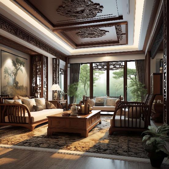 图片[37]-全球设计案例智能库_OJBKAI.COM别墅中式客厅Midjourney灵感图库-_设计智库－全球设计案例智能库_OJBKAI.COM-全球设计案例智能库_OJBKAI.COM设计智库