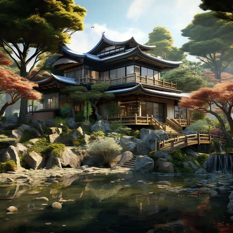 图片[63]-全球设计案例智能库_OJBKAI.COM别墅庭院Midjourney灵感图库-_设计智库－全球设计案例智能库_OJBKAI.COM-全球设计案例智能库_OJBKAI.COM设计智库