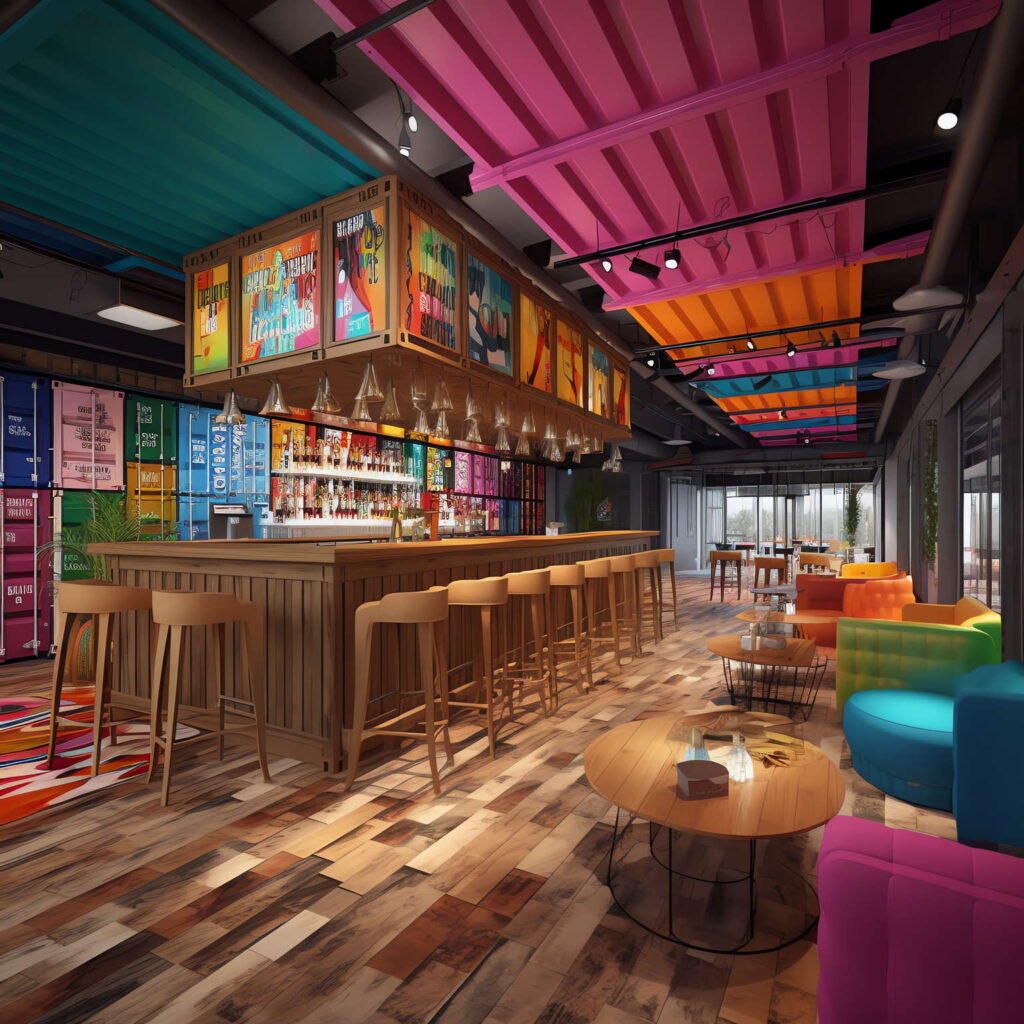 图片[82]-全球设计案例智能库_OJBKAI.COM赛博朋克风霓虹灯设计酒吧吧台区_Midjourney灵感图库-_设计智库－全球设计案例智能库_OJBKAI.COM-全球设计案例智能库_OJBKAI.COM设计智库