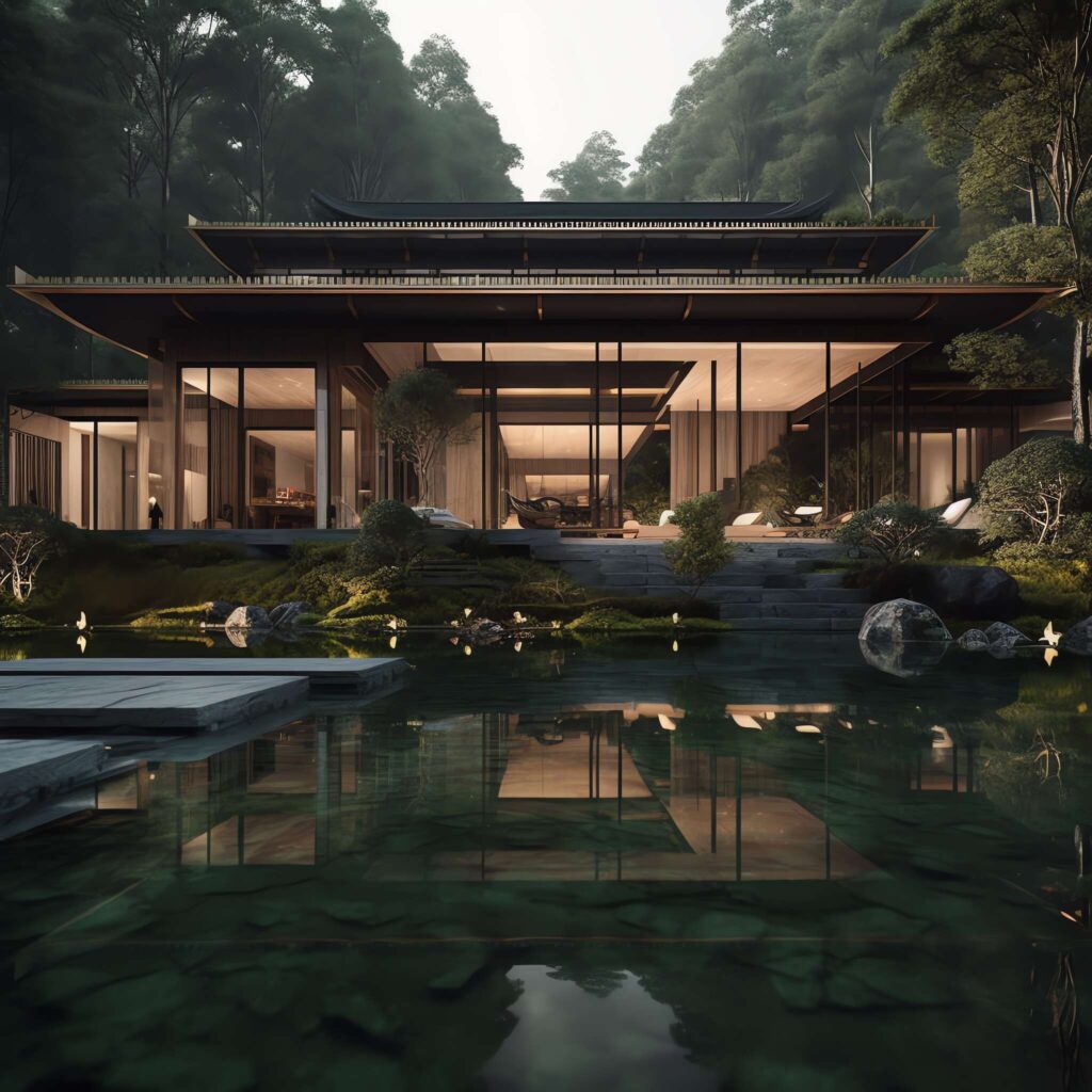 图片[28]-全球设计案例智能库_OJBKAI.COM中式别墅庭院Midjourney灵感图库-_设计智库－全球设计案例智能库_OJBKAI.COM-全球设计案例智能库_OJBKAI.COM设计智库