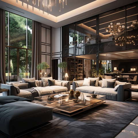 图片[43]-全球设计案例智能库_OJBKAI.COM现代前卫时尚挑高客厅Midjourney灵感图库-_设计智库－全球设计案例智能库_OJBKAI.COM-全球设计案例智能库_OJBKAI.COM设计智库