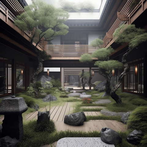 图片[17]-全球设计案例智能库_OJBKAI.COM别墅庭院日式枯山水Midjourney灵感图库-_设计智库－全球设计案例智能库_OJBKAI.COM-全球设计案例智能库_OJBKAI.COM设计智库