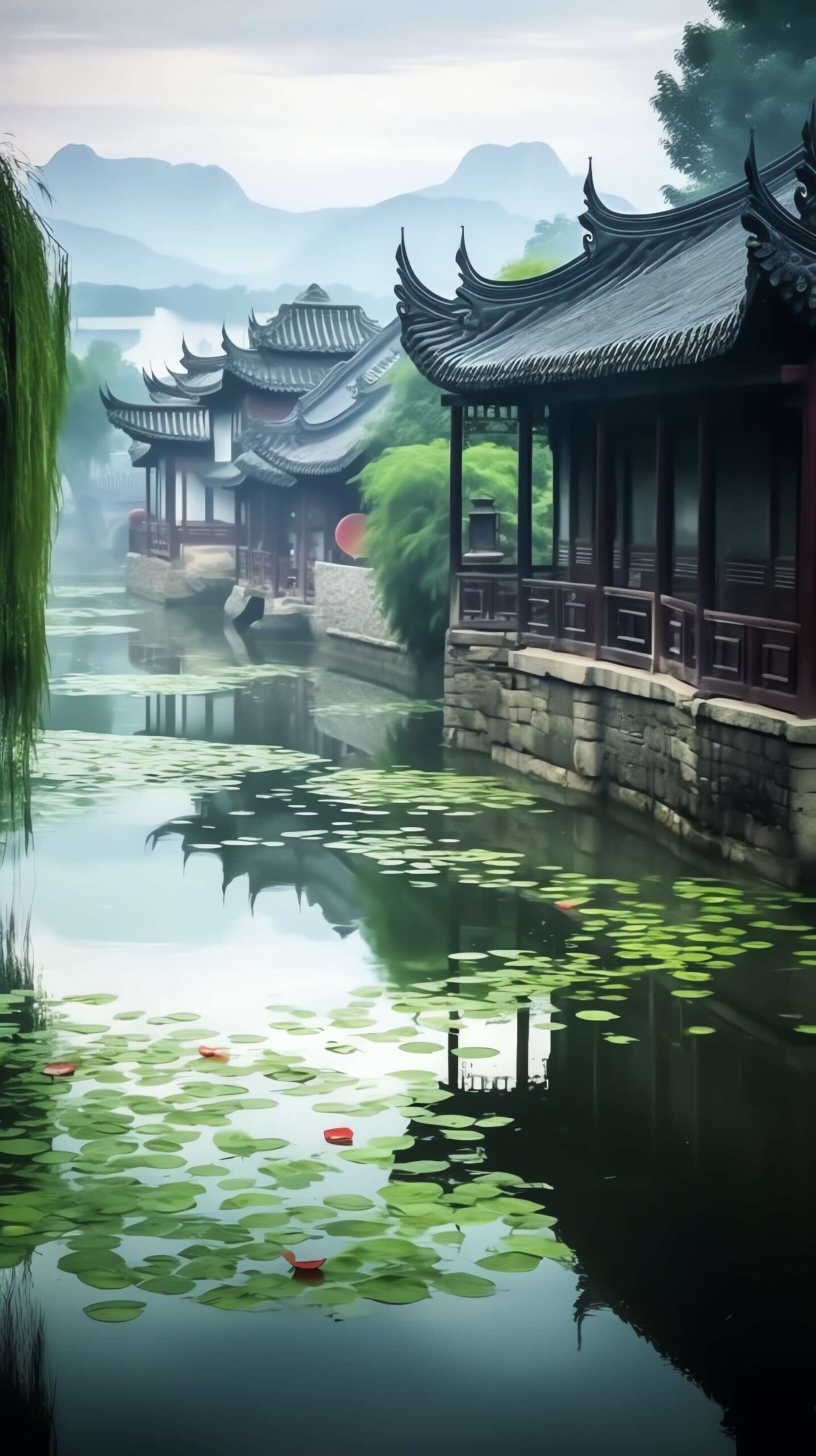 图片[35]-全球设计案例智能库_OJBKAI.COM意境江南小镇Midjourney灵感图库-_设计智库－全球设计案例智能库_OJBKAI.COM-全球设计案例智能库_OJBKAI.COM设计智库