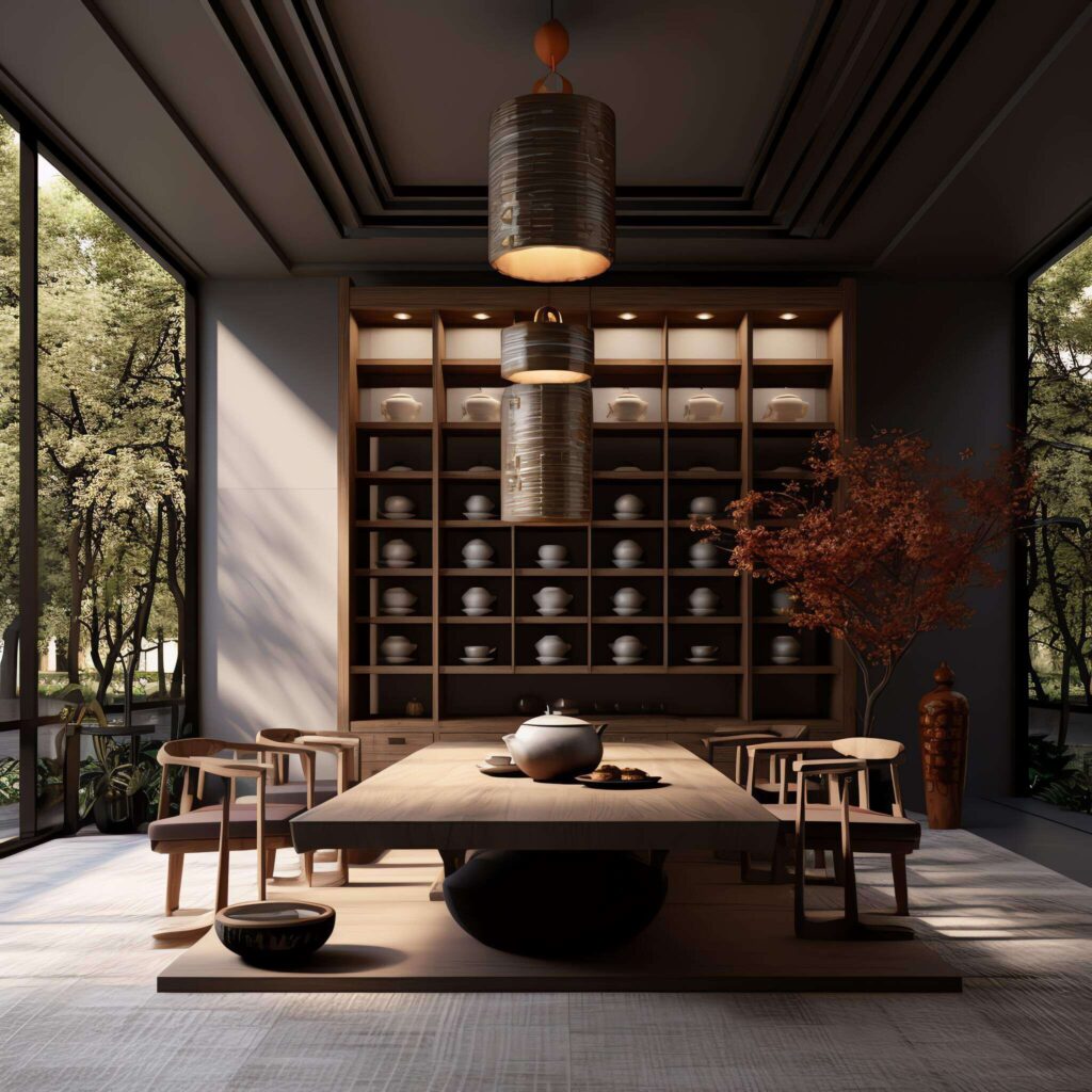 图片[17]-全球设计案例智能库_OJBKAI.COM别墅禅意茶室Midjourney灵感图库-_设计智库－全球设计案例智能库_OJBKAI.COM-全球设计案例智能库_OJBKAI.COM设计智库